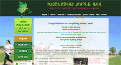 Desktop Screenshot of middleburymaplerun.com